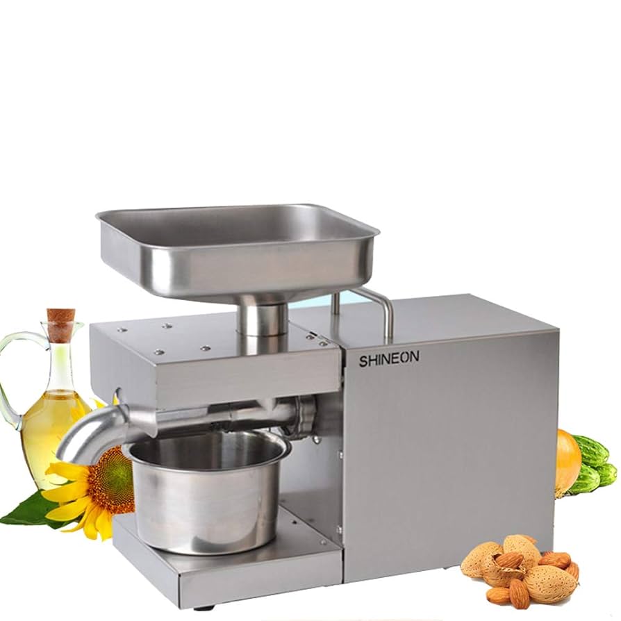 Amazon | 1500W 電動油絞り器 卓上搾油機 小型搾油機 自動式油
